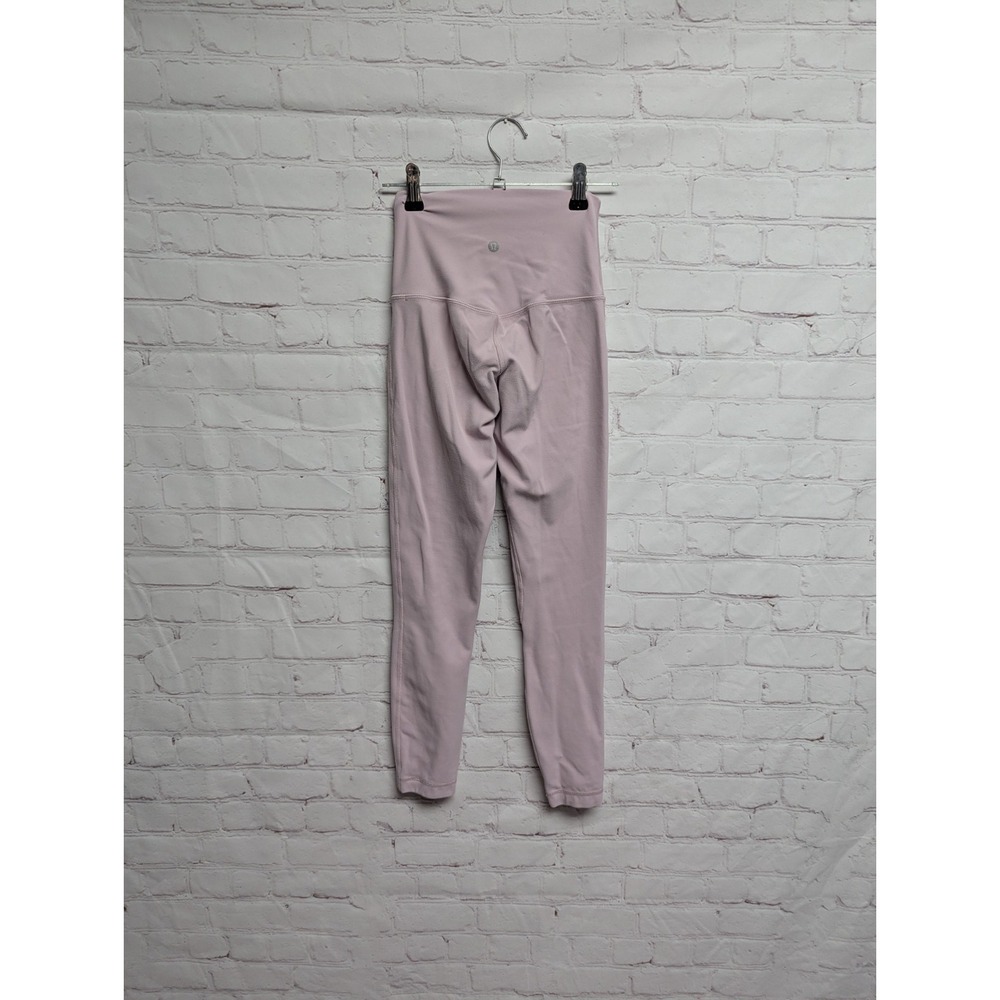 Lululemon Leggings Women 4 Pink Peony Align Pant High Rise Nulu Yoga W5CTCS 672 - Picture 2 of 6